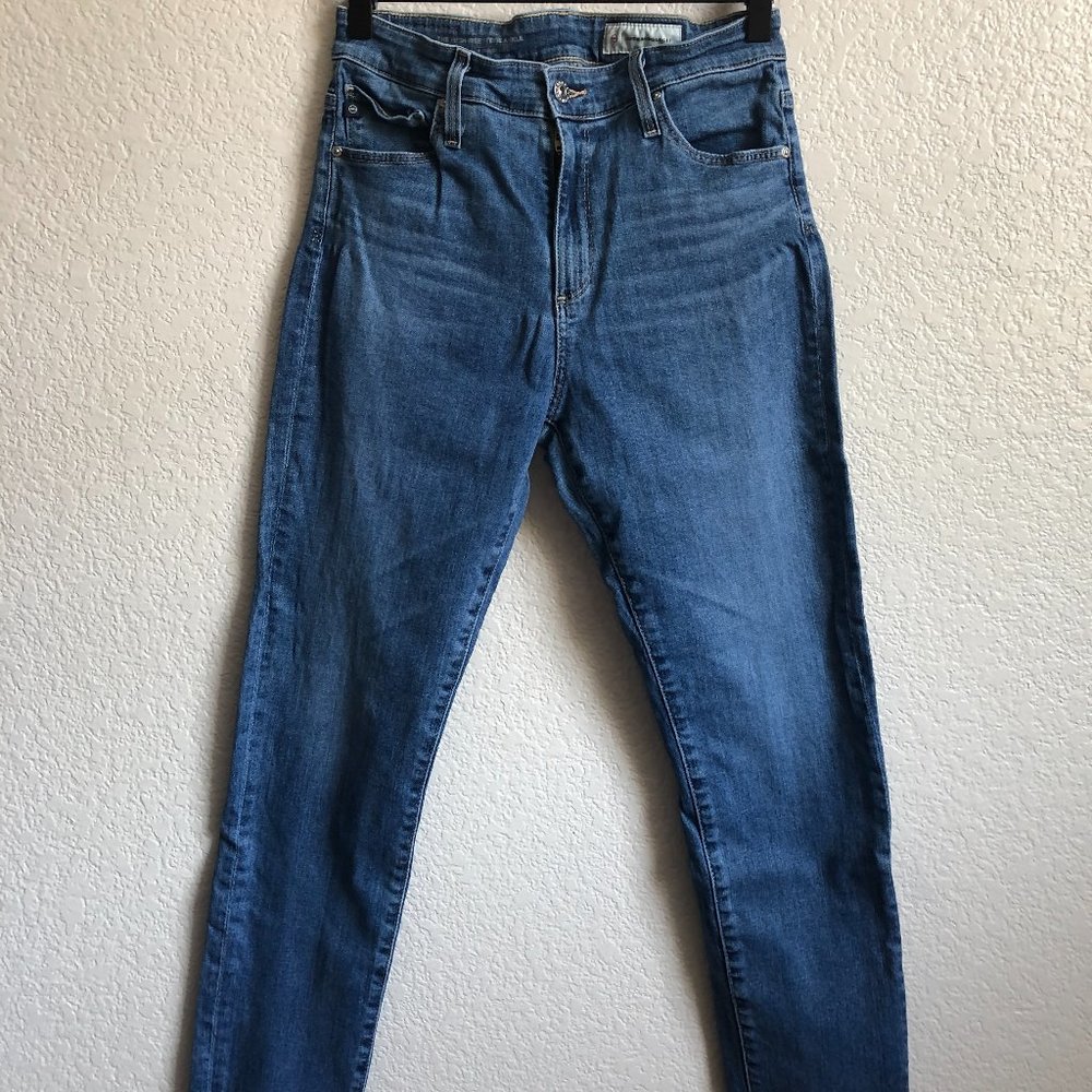 AG High Rise Stevie Ankle denim, size 28
